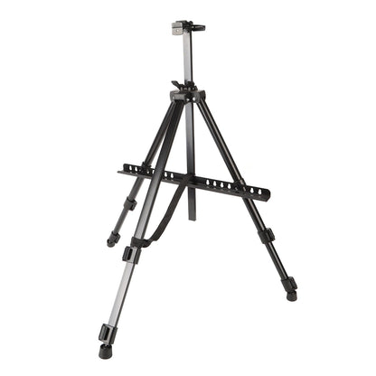 White Smoke Metal Adjustable Folding Artist & Display Easel, Black, 158cm Easels