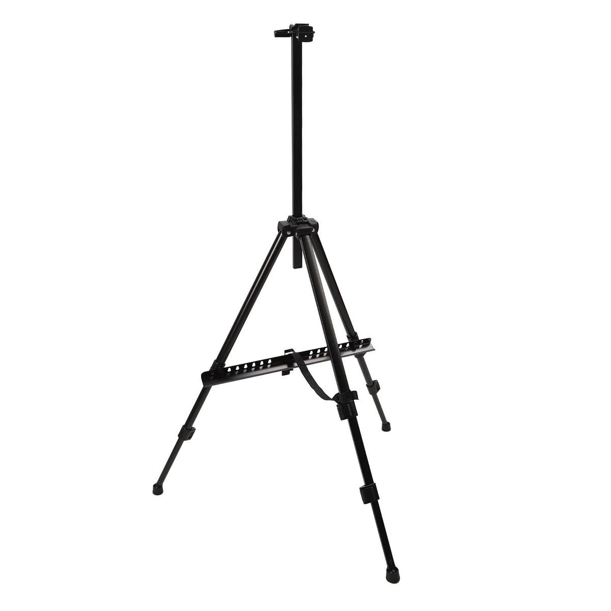 White Smoke Metal Adjustable Folding Artist & Display Easel, Black, 158cm Easels