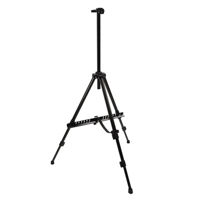 White Smoke Metal Adjustable Folding Artist & Display Easel, Black, 158cm Easels