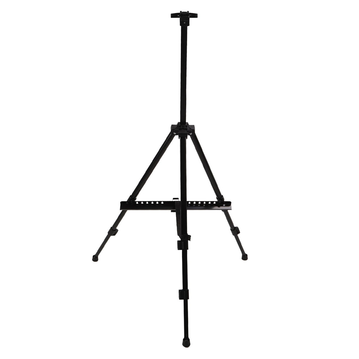 White Smoke Metal Adjustable Folding Artist & Display Easel, Black, 158cm Easels