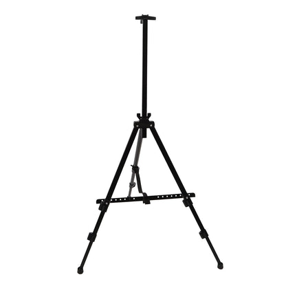 White Smoke Metal Adjustable Folding Artist & Display Easel, Black, 158cm Easels