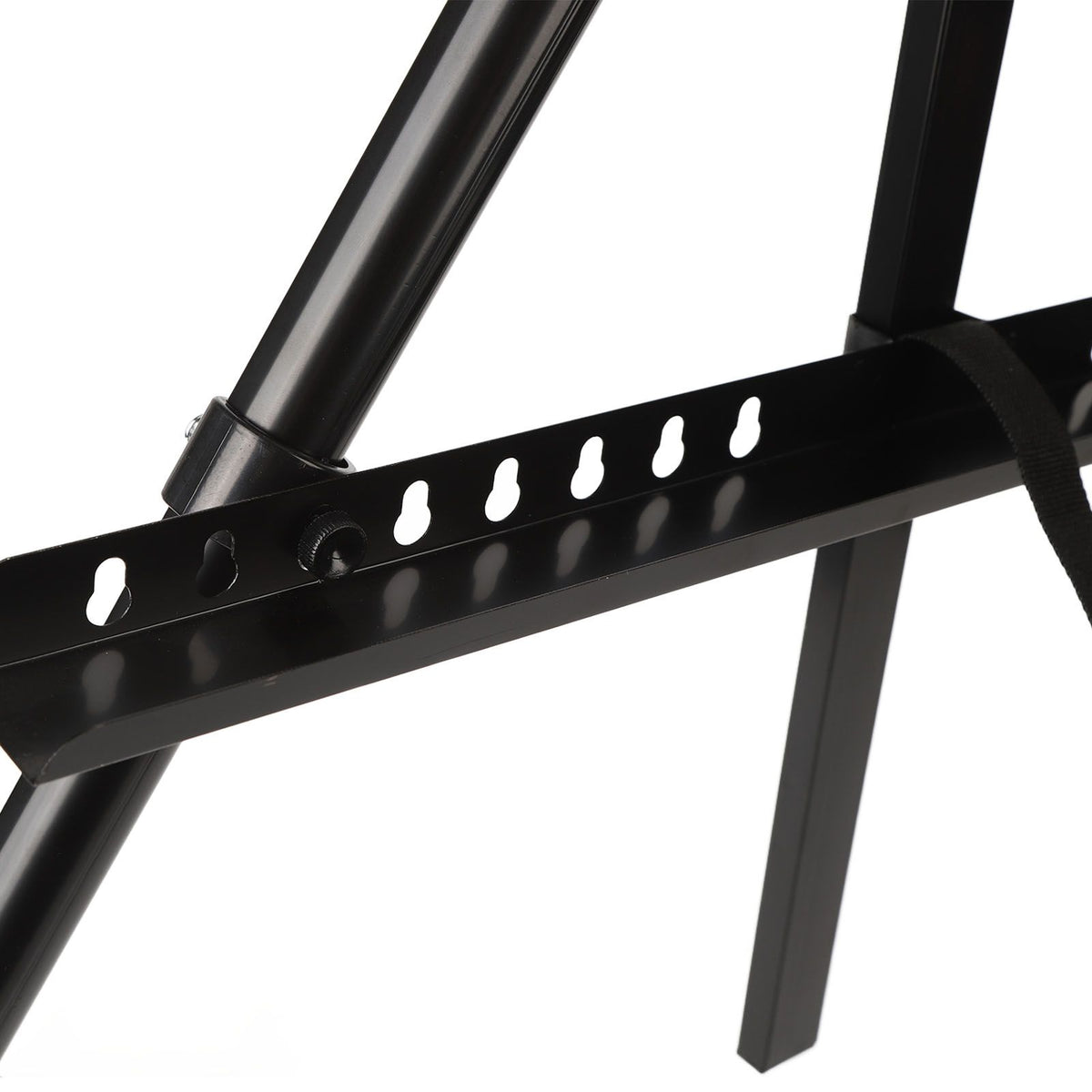White Smoke Metal Adjustable Folding Artist & Display Easel, Black, 158cm Easels
