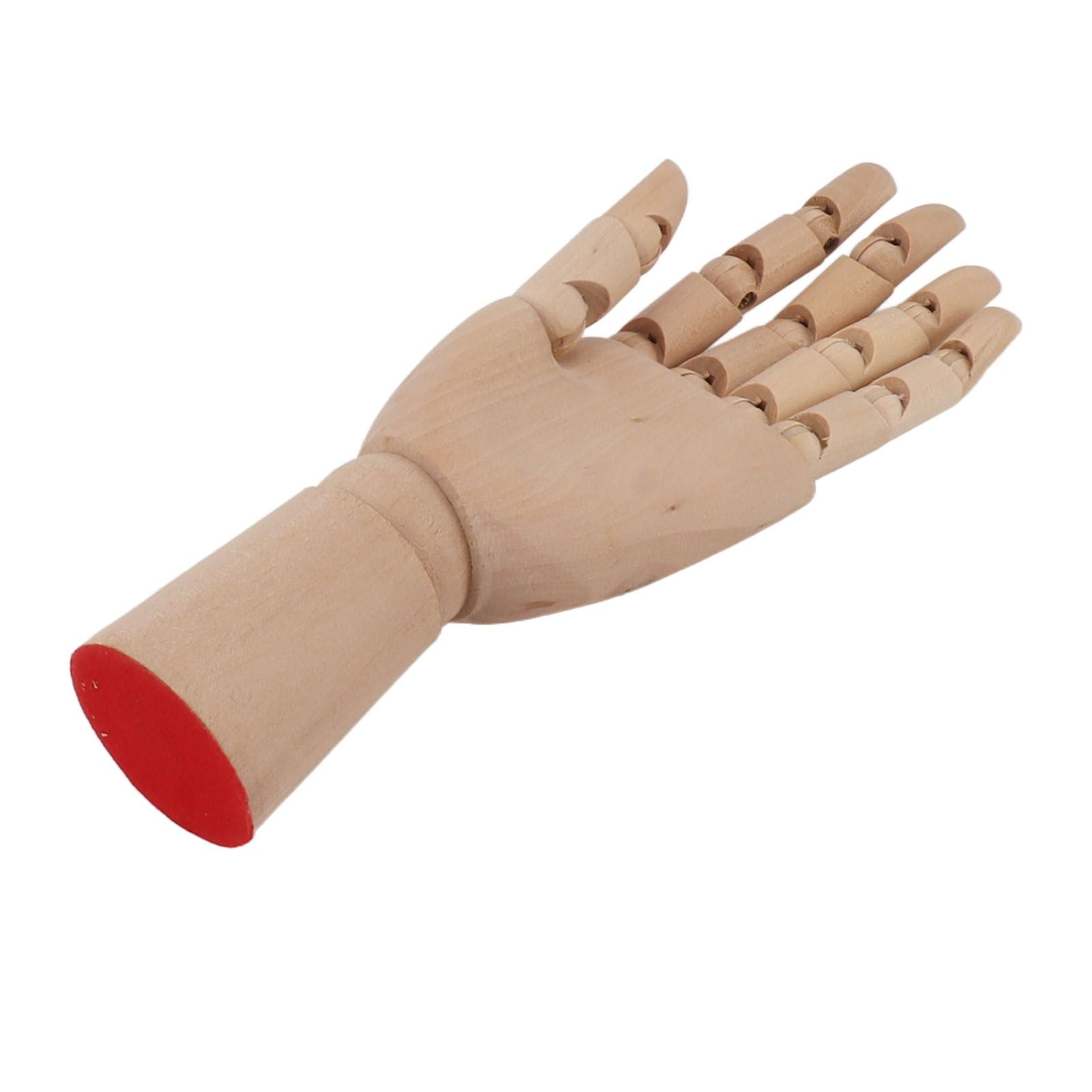 White Smoke Wooden Artists Hand Manikin, Left Hand, Small Drawing Accessories