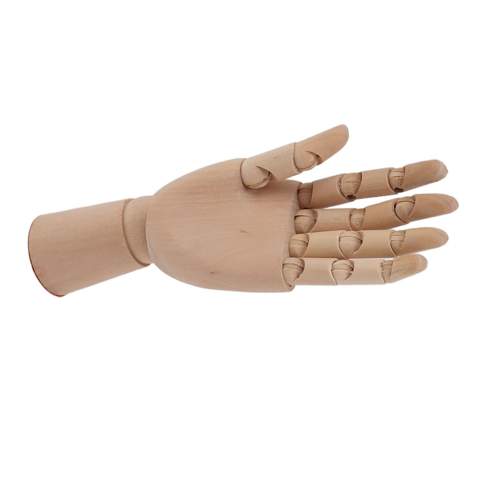 White Smoke Wooden Artists Hand Manikin, Left Hand, Small Drawing Accessories