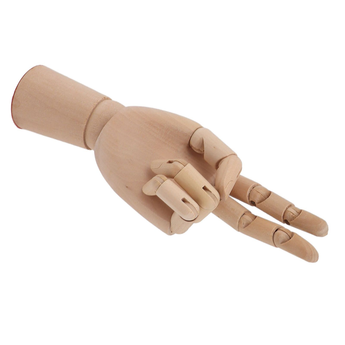 White Smoke Wooden Artists Hand Manikin, Left Hand, Small Drawing Accessories