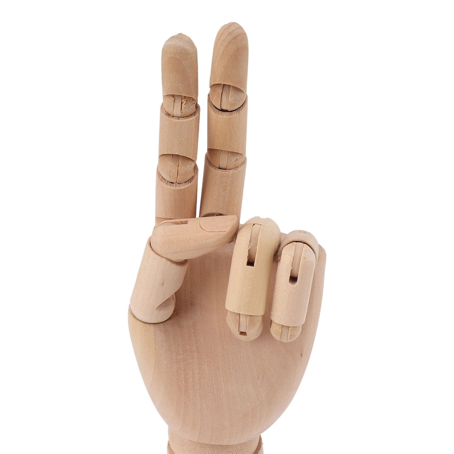 White Smoke Wooden Artists Hand Manikin, Left Hand, Small Drawing Accessories