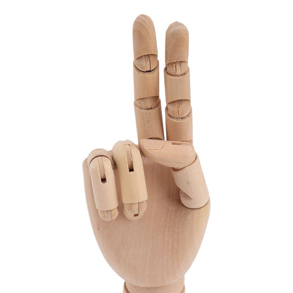 White Smoke Wooden Artisits Hand Manikin, Right Hand Small Drawing Accessories