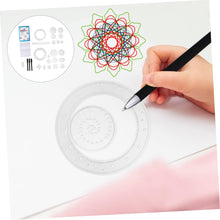 White Smoke Spiral Art Gear Geometric Ruler Spiral Circle Template for Drawing Plastic Template Ruler Drawing Toys Spiral Curve 28pcs Baby & Kids > Baby & Kid's Toys > Art & Drawing Toys