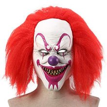White Smoke Spooky Evil Clown Mask for Halloween, Costume Parties, Cosplay and Festive Events (White) Occasions > Christmas > Christmas Decorations
