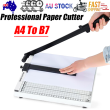 White Smoke Professional Heavy Duty A4 To B7 Paper Cutter Guillotine Trimmer Home Office Commercial > Commercial Others > Office Supplies