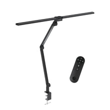 White Smoke Kitchee Tri-Fold LED Desk Lamp with Clamp - Swinging Arm Eye-Care Dimmable Light Craft Storage & Lighting