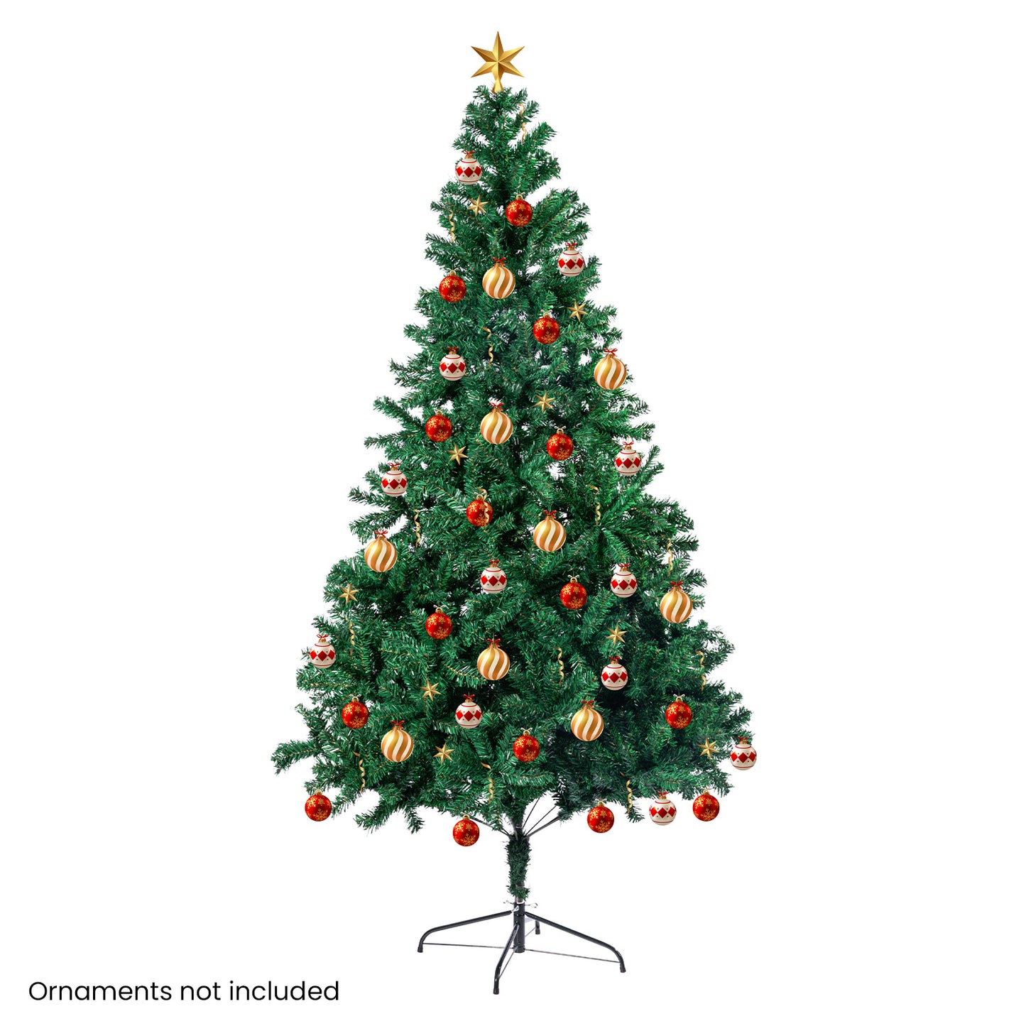 White Smoke Christabelle Christmas Tree Decor 1.2m Xmas Decorations - 300 Tips Green Christmas