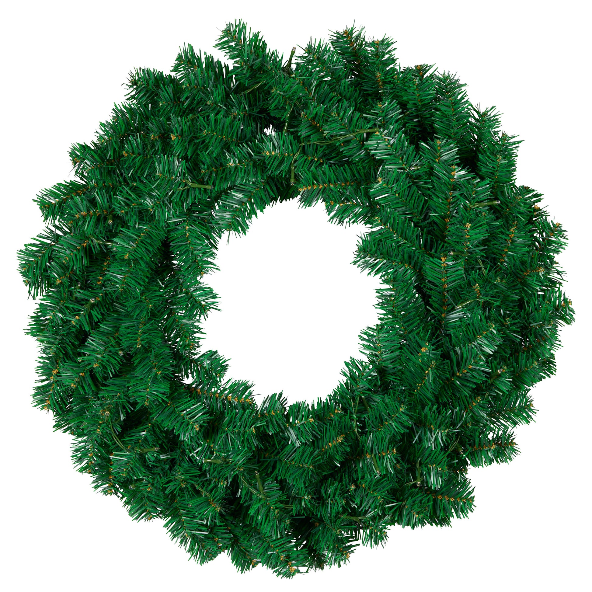 White Smoke Christabelle 61cm Chadwick Christmas Wreath with LED Lights Front Door Decoration Ornament Christmas
