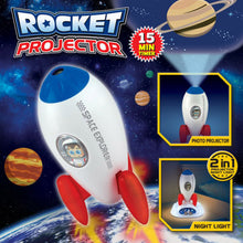 Black Rocket Projector Night Light Kids STEM Toy - Outer Space Planet Kids Furniture & Easels