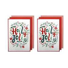 White Smoke Ladelle Joyful Jolly Christmas Set of 6 Cotton Kitchen Towels Red Home & Garden > Kitchenware > Table Linen & Kitchen Towels