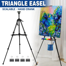 White Smoke Aluminium Triangular Artist Easel, 165cm Easels