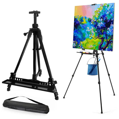 White Smoke Aluminium Triangular Artist Easel, 165cm Easels