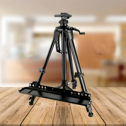 Gray Aluminium Triangular Artist Easel, 165cm Easels
