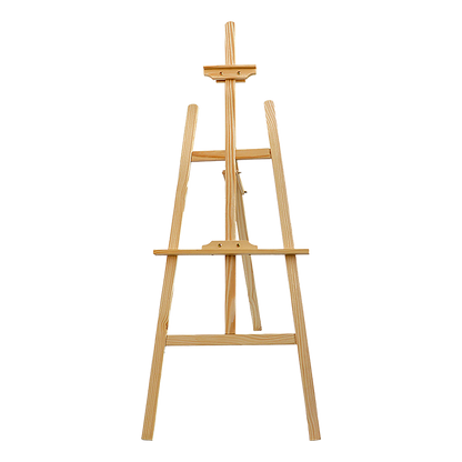 Black Pine Wood A-Frame Artist Easel, 150cm Easels