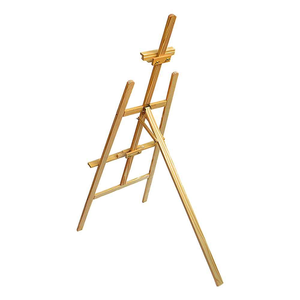 Black Pine Wood A-Frame Artist Easel, 150cm Easels
