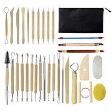 White Smoke 32-Piece Pottery Tool Set with Cloth Bag - DIY Clay Sculpting Kit for Kids Baby & Kids > Baby & Kid's Toys > Art & Drawing Toys