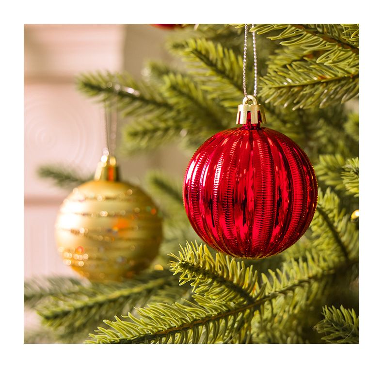 Bisque Dark Green 50-Piece Assorted Christmas Bauble Set – Shatterproof Ornaments with Mixed Finishes for Holiday Tree Decor Xmas