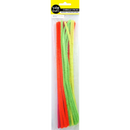 Lavender Chenille Sticks, Fluorescent Colours, 60pcs Kids Activities