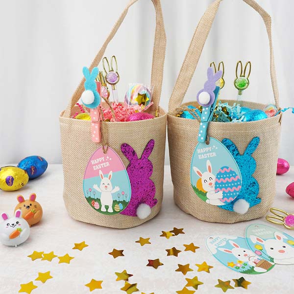 Lavender Easter Basket Filling, Pink/ Gold/ Stars, 36g Easter