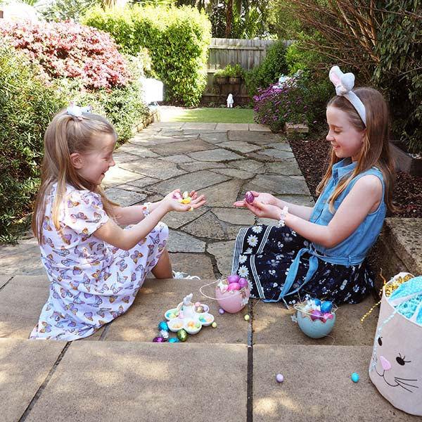 Rosy Brown Easter Basket Filling, Blue/ Gold/ Stars, 36g Easter