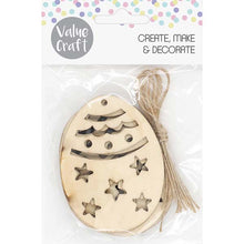 White Smoke Easter DIY Wood Garland Eggs with Cord Easter