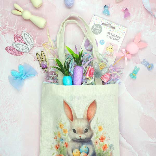 Lavender Easter 3D Wood Bunnies, 8.8cm x 2cm, 2pk Easter
