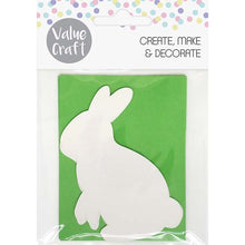 White Smoke Easter Bunny Easter Cards with Envelopes, 5pk Easter