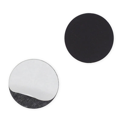 White Smoke Magnets Adhesive Round 25Mm 20Pcs Craft Basics
