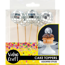 Lavender Cake Topper Disco Balls 5Pcs Party