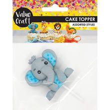 White Smoke Cake Topper Plasticine Elephant 1Pc Party