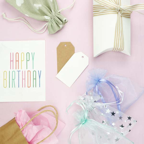 Light Gray Mini Paper Bags, Kraft, 15x12cm, 4pk Party