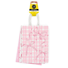 White Smoke Gift Bags 21X15cm Mixed Bows 3Pc Party