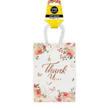 White Smoke Gift Bags 21X15cm Thank You 3Pcs Party