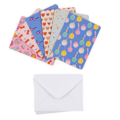 White Smoke Party Gift Cards with Envelopes, Assorted, 6pk Party