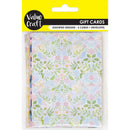 Light Gray Card Pack With Envelopes Floral 6Pc Party