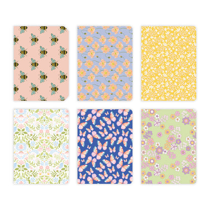 Light Goldenrod Card Pack With Envelopes Floral 6Pc Party
