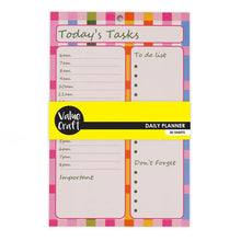 Light Gray Daily Planner Gingham 30 Sheets Craft Basics