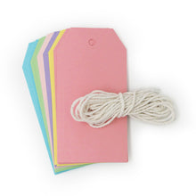 White Smoke Gift Tags 9.5X4.8Cm Pastel 18Pc Party