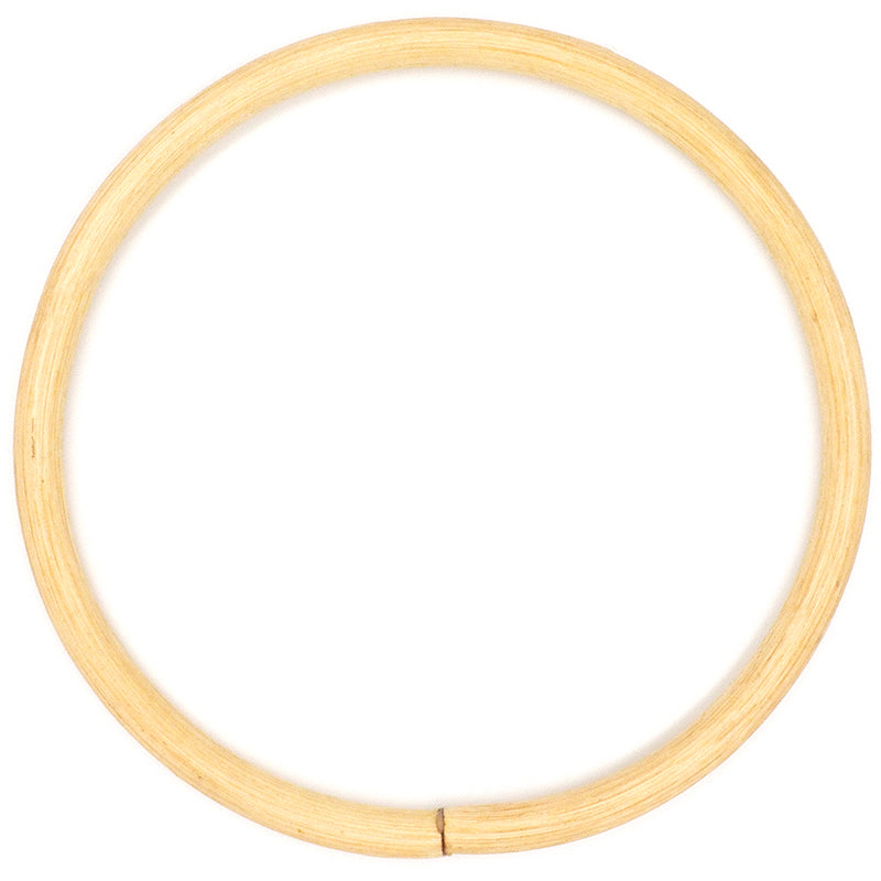 White Smoke Hoop Rattan 10cm 1Pc Craft Basics