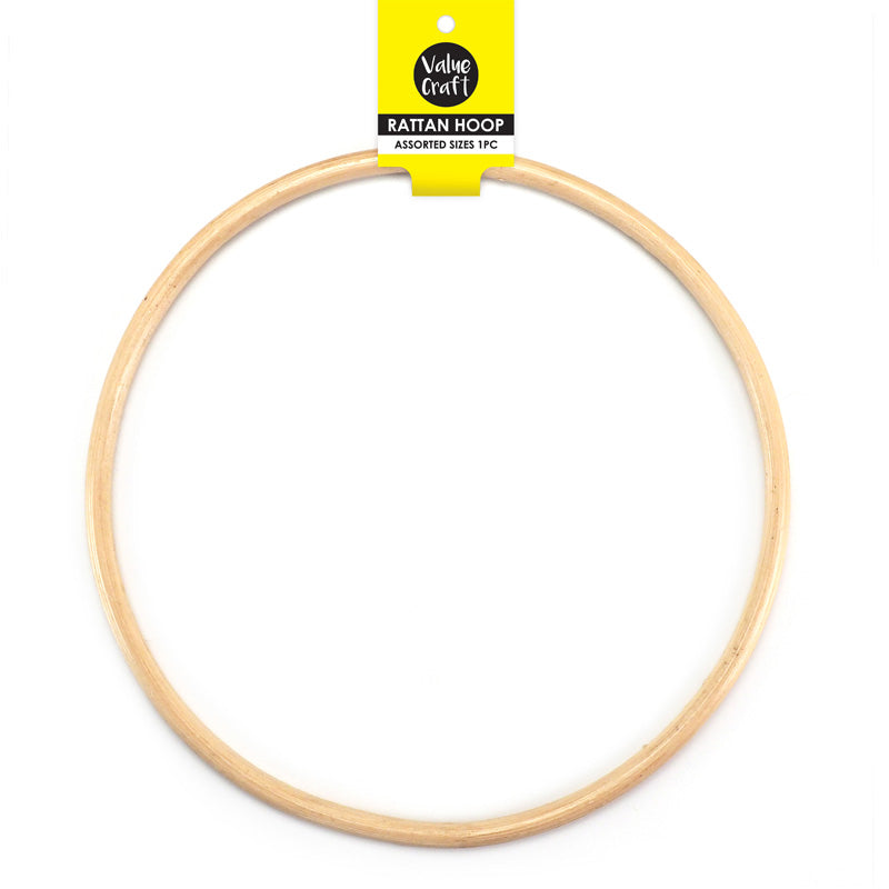 White Smoke Hoop Rattan 25cm 1Pc Craft Basics