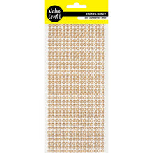 Tan Craft Rhinestone Self Adhesive Gold 540Pcs Charms and Pendants