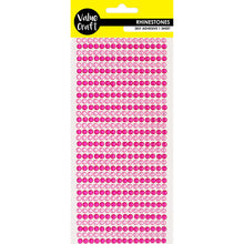 Pink Craft Rhinestone Self Adhesive 540Pcs Charms and Pendants