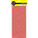 Craft Rhinestone Self Adhesive Red 540Pcs
