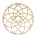 White Smoke Wooden Shapes, Dreamcatcher, 19cm, 1pcs Woodcraft