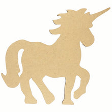 White Smoke Wooden Unicorn, 17cm, 1pcs Woodcraft